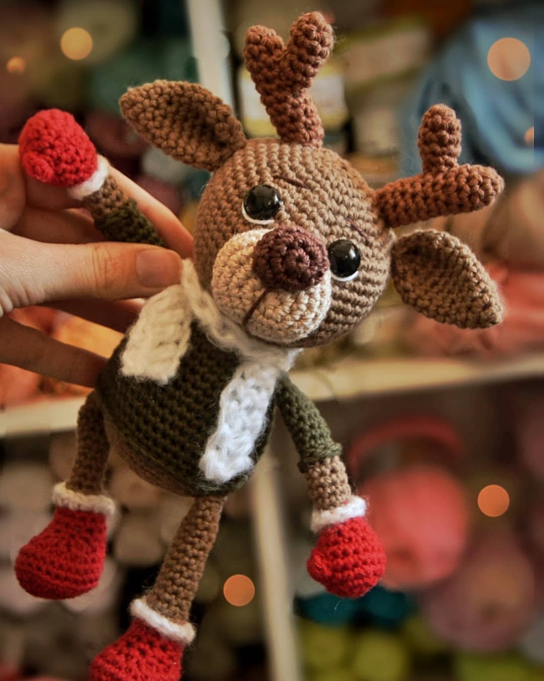 Amigurumi Christmas Reindeer Crochet Free Pattern Free Amigurumi