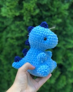 Amigurumi Plush Dinosaur Free Crochet Pattern – Free Amigurumi