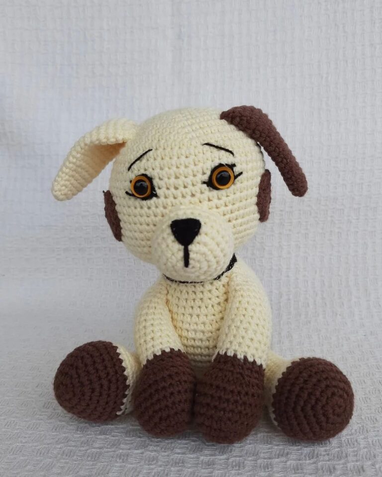 Amigurumi Plush Teddy Dog Free Pattern – Free Amigurumi