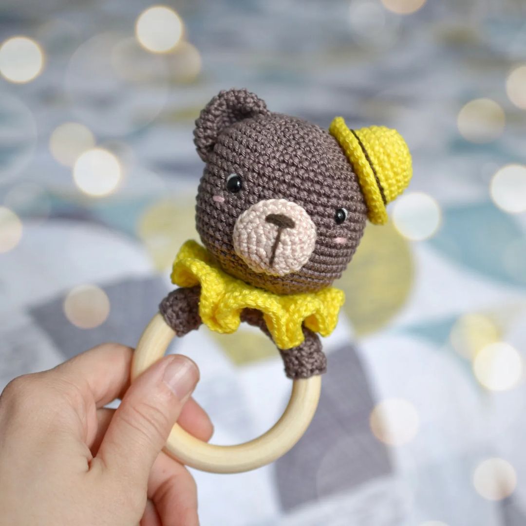 Amigurumi Rattle Bear Free Crochet Pattern – Free Amigurumi