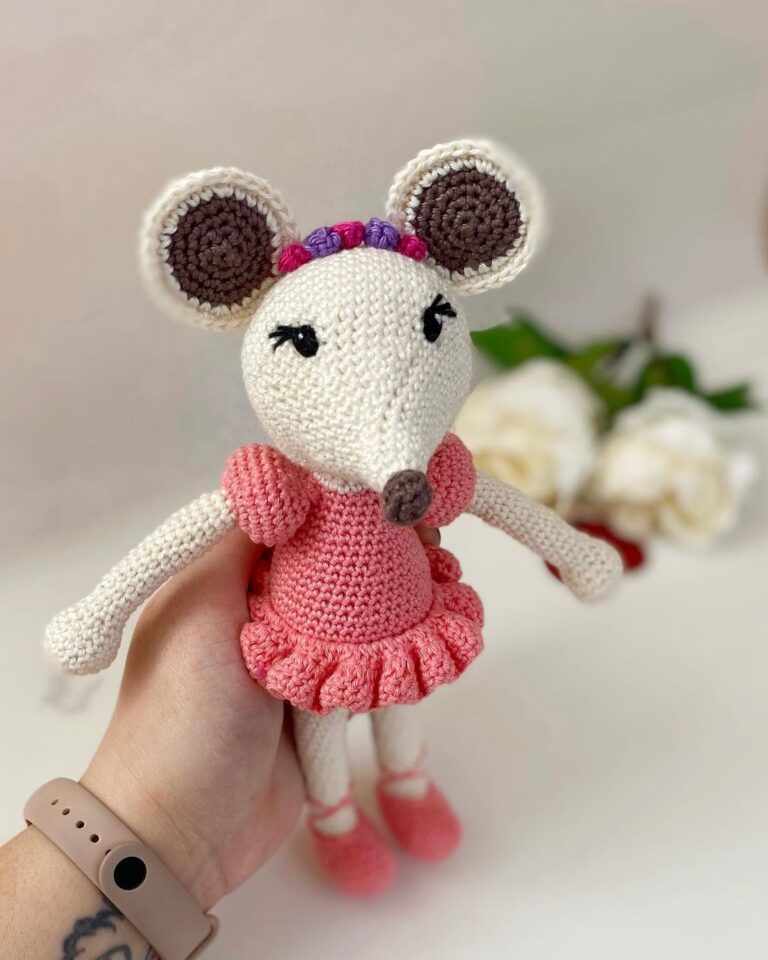 Amigurumi Ballerina Mouse Free Crochet Pattern – Free Amigurumi