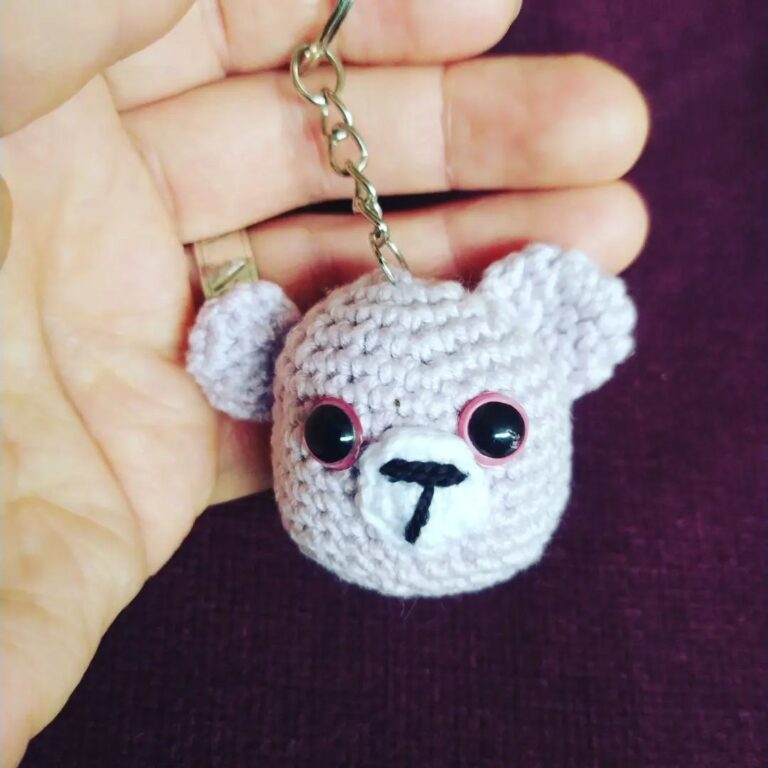 Amigurumi Bear Keychain Free Crochet Pattern – Free Amigurumi