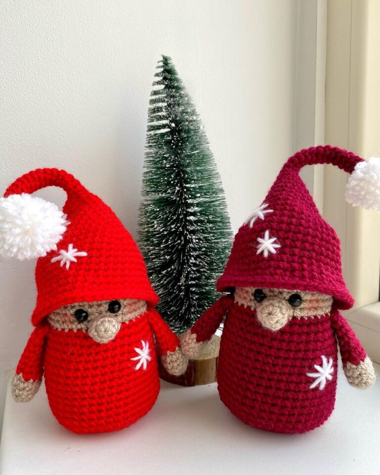 Amigurumi Christmas Gnomes Free Crochet Pattern – Free Amigurumi