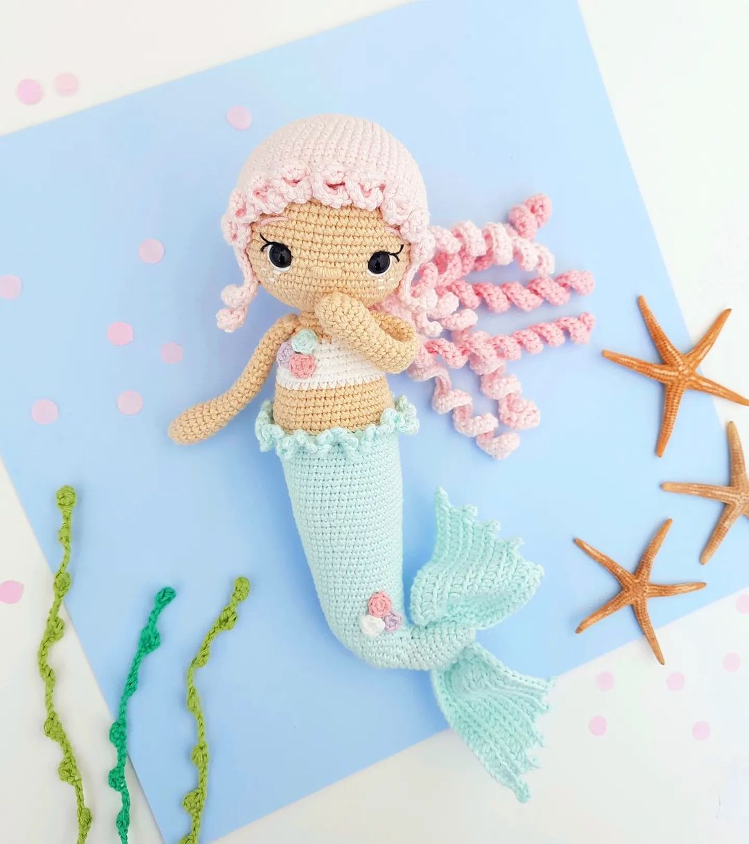 Amigurumi Mermaid Free Crochet Pattern – Free Amigurumi