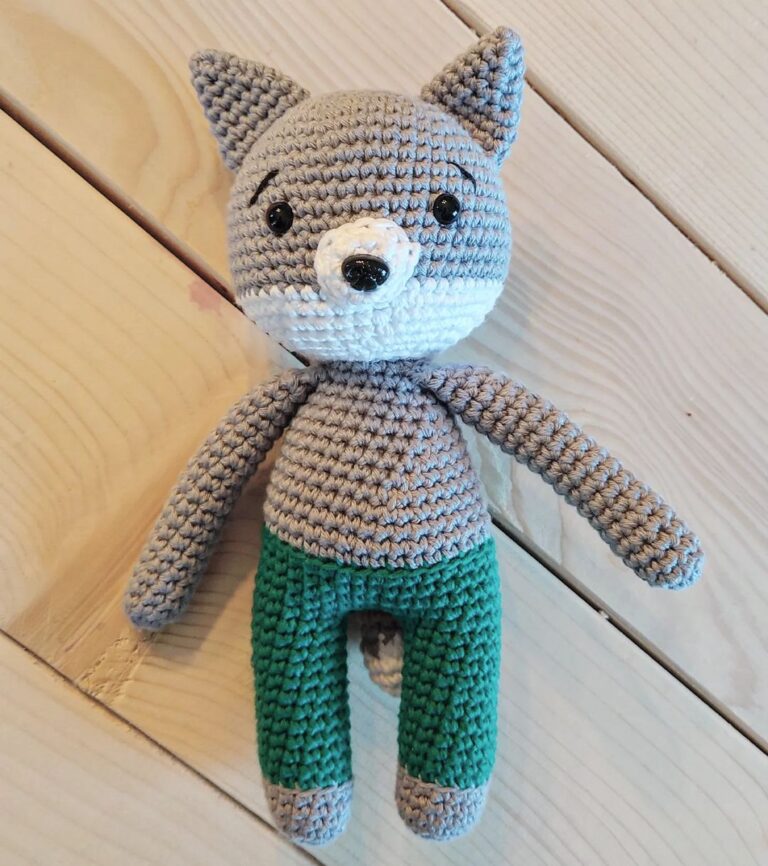 Amigurumi Wolf Free Crochet Pattern – Free Amigurumi