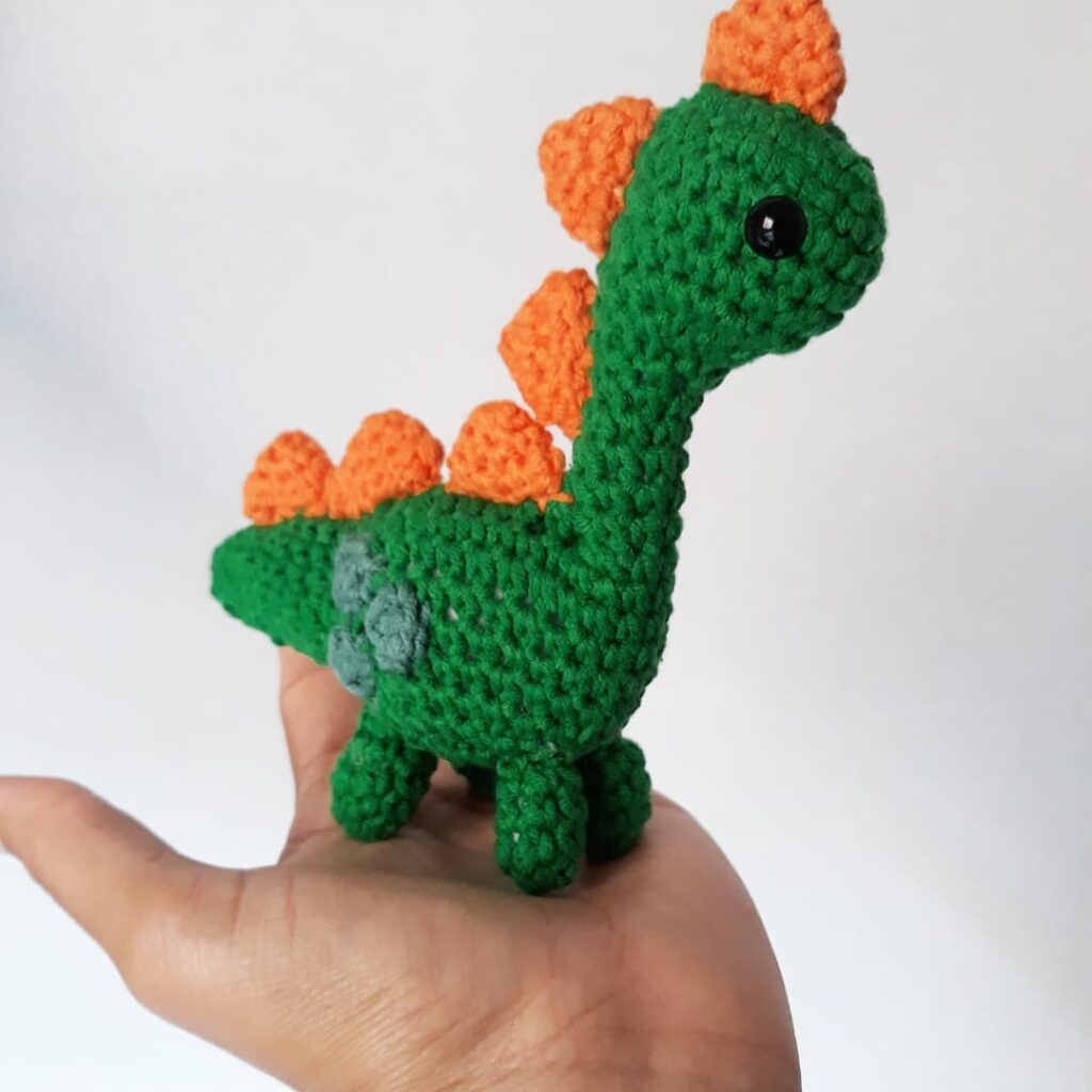 Amigurumi Small Dino Free Crochet Pattern - Free Amigurumi